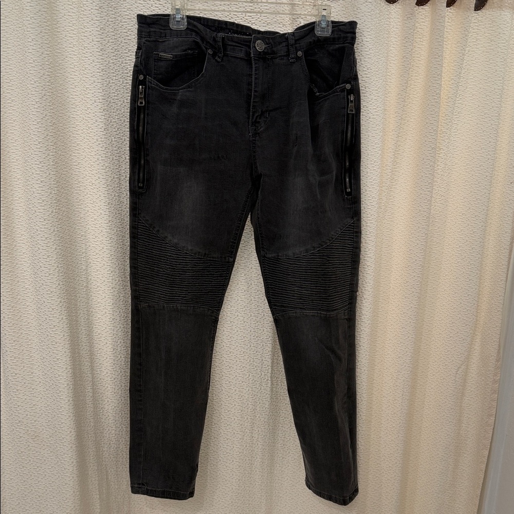 Italina Dark Gray Slim Jeans for Men